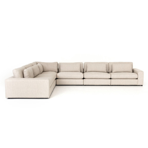 Bloor Contemporary Essence Natural 6 Piece Sectional Sofas 170" ,ZFH-UATR-066-377-S11