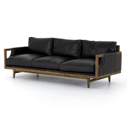 Stanley Sonoma Black Sofa 91"