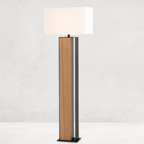 Trenton Natural Oak Floor Lamp