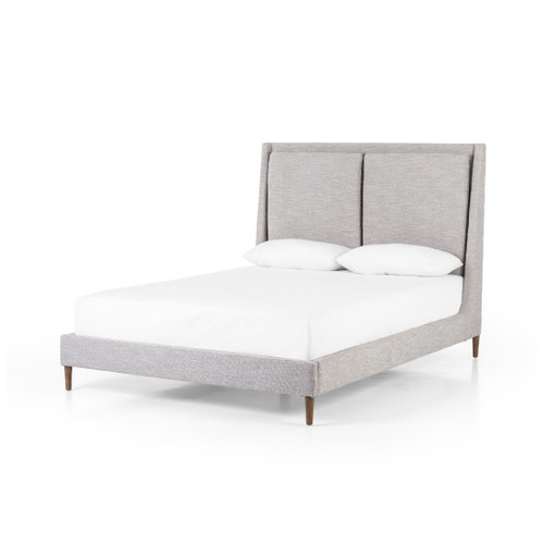 Potter Upholstered Wood Frame Queen Platform Bed