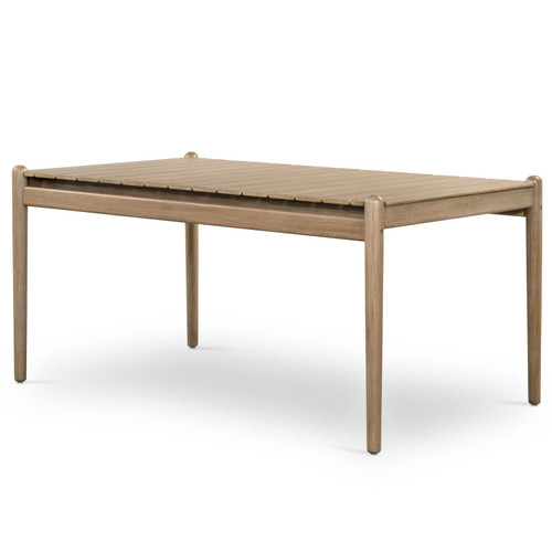 Rosen Natural Eucalyptus Outdoor Dining Table 64" Zin Home