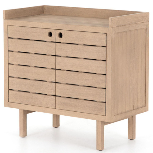 Lula Washed Brown Teak Small Outdoor Sideboard