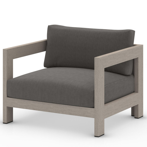 Caro Grey Teak Outdoor Chair Zin Home Fourhands