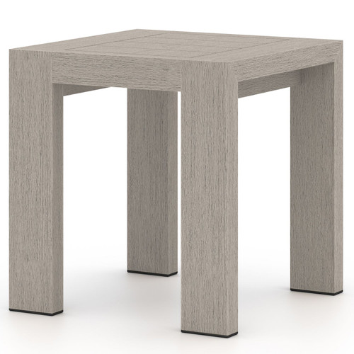 Caro Weathered Grey Outdoor End Table