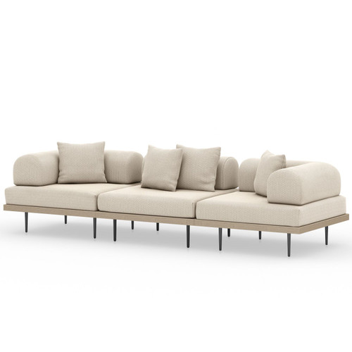 Yves Outdoor 3 Piece Sectional