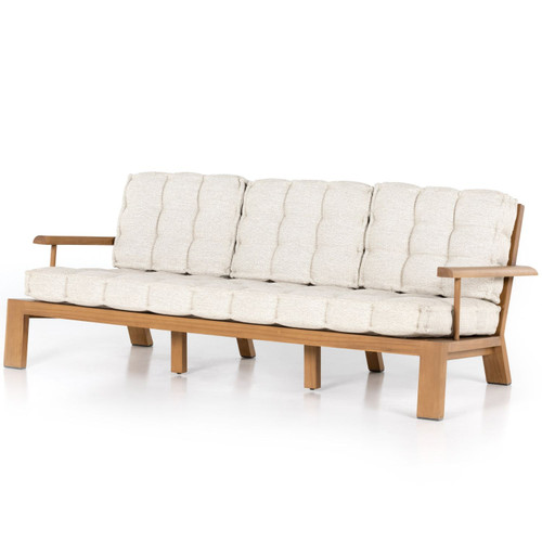 Beck Natural Teak Outdoor Sofa 85"