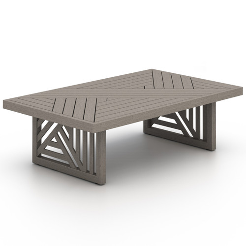 Avalon Grey Teak Outdoor Coffee Table