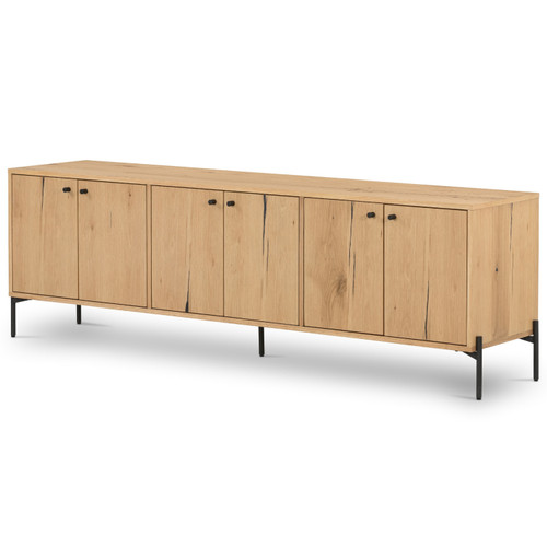 Eaton Light Oak Resin Media Console