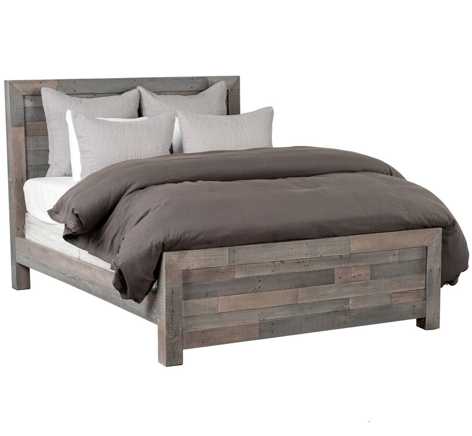 Angora Reclaimed Wood California King Platform Bed Zin Home