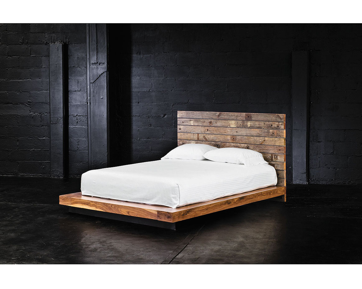 Grant Reclaimed Wood Queen Platform Bed Frame | Zin Home, image size:1164x930