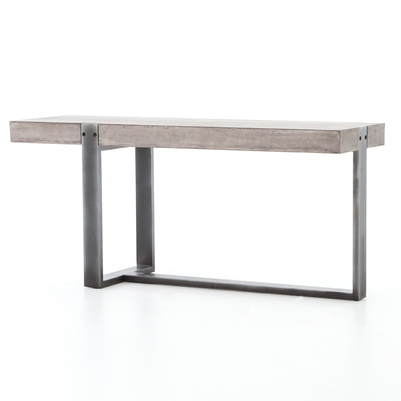 Mercury Concrete Iron Console Table Zin Home
