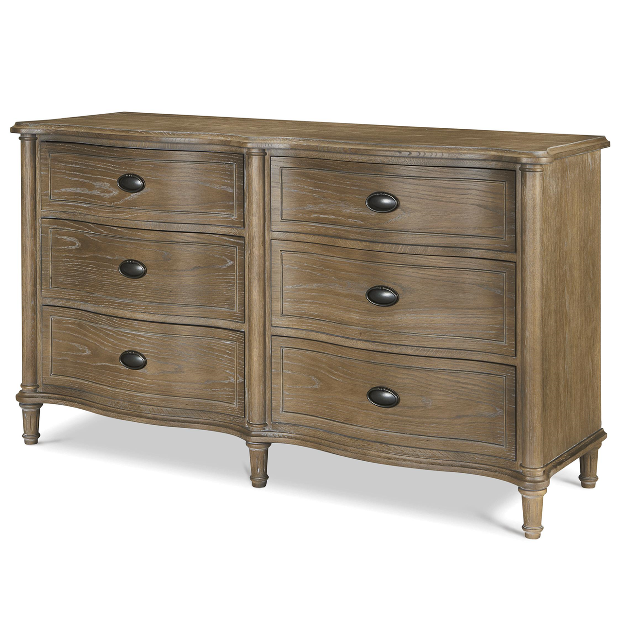 Drawer - バルーンブラウス　maison de Dolce. Devon French Oak 6 Drawer Dresser | Zin Home