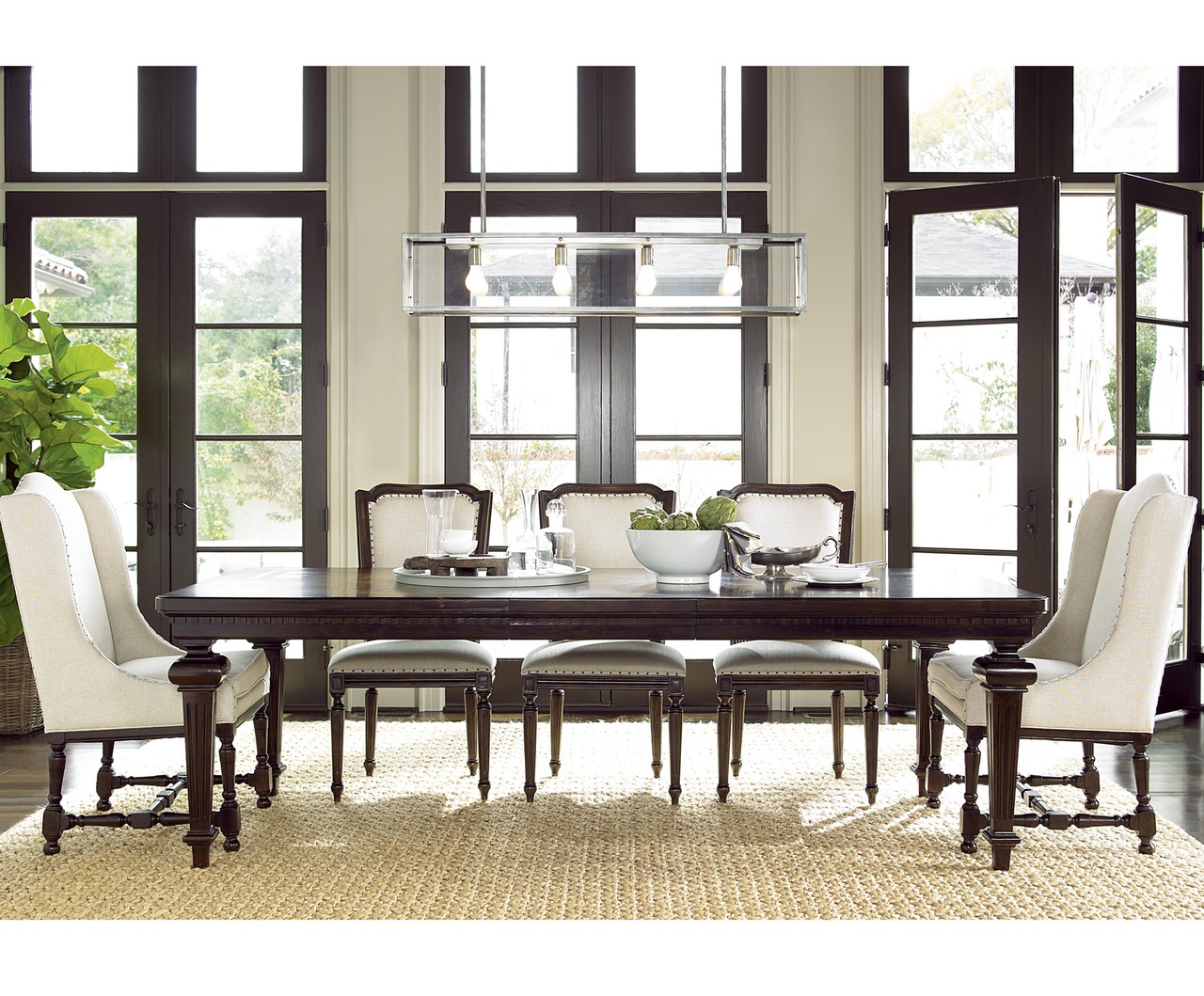 Proximity Extending 9 Piece Dining Room Table Set Zin Home