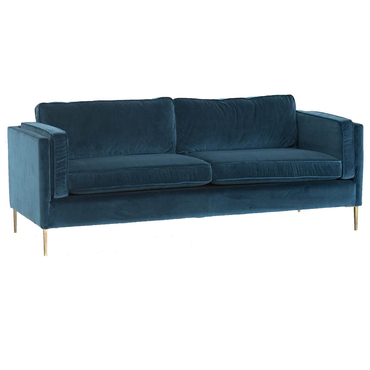 Sapphire velvet couch clearance