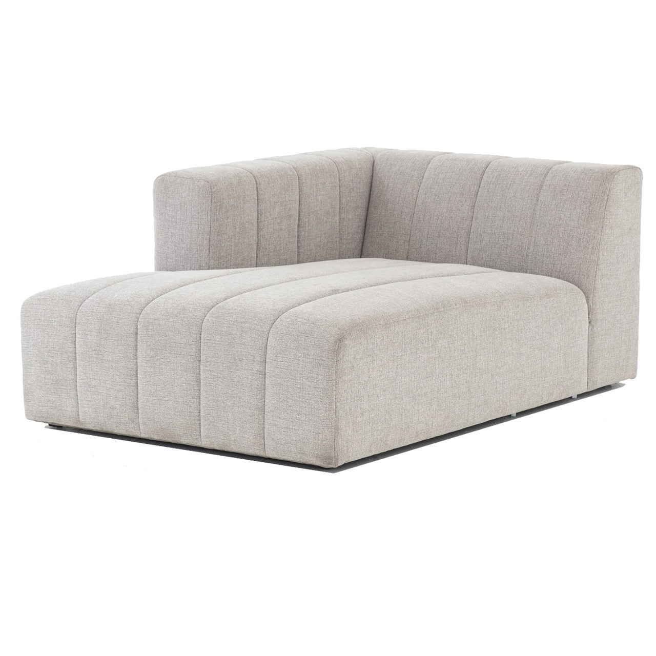 Langham Channel Tufted Laf Sectional Chaise Zin Home Fourhands