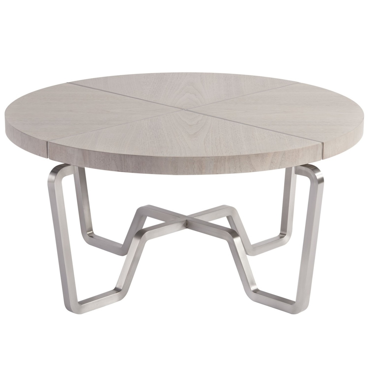 Urban Modern Mist Gray Round Coffee Table 36 Zin Home