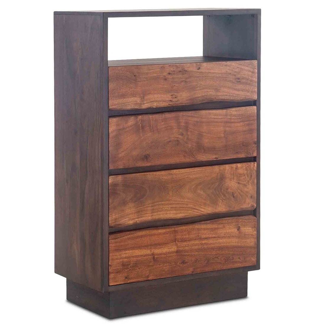 Malibu Live-Edge 4 Drawers Tall Chest 34