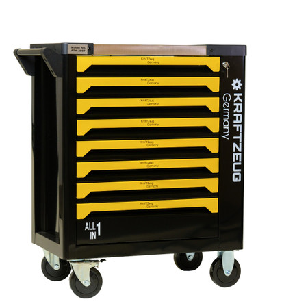 トールペイント (アッセンデルフト)チェスト 251 Piece Tool Cabinet Complete With Tools, 8 Drawers Tool Chest