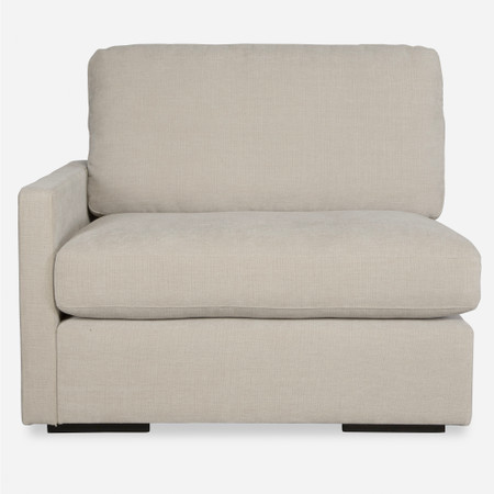 Uttermost Refuge Sand Left Arm Facing Sofa | Zin Home