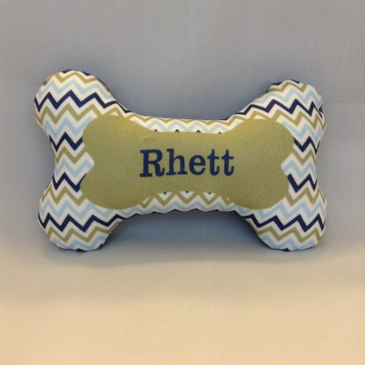 Bone Shaped Pillow Imprinted 5 Designs Personalized Paws Fur