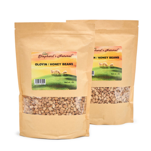 Oloyin Honey Beans by Shepherd's Natural 8 Ib /128 oz (2 x 4Ib Bags )