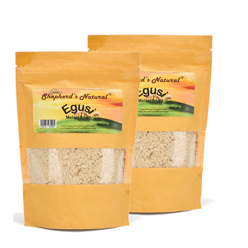 Egusi 1lb (Ground Melon Seed) 1lb/ 16oz (2 x 8oz) by HATF's Shepherd's Natural