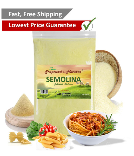 Semolina Flour by HATF's Shepherd's Natural 13.4 oz / 380 g.