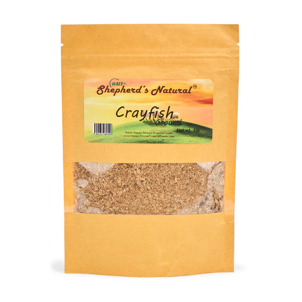Crayfish. Dried, Ground. 4 oz Bag Seasoning