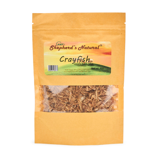 Dried Crayfish, Whole. 4 oz Bag Seasoning