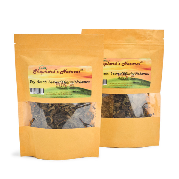 2 pack Scent Leaves/Efinrin/ Nchanwu (Dry) 2oz  x 2 Bag Seasoning by HATF's Shepherd's Natural 2 pack Scent Leaves/Efinrin/ Nchanwu (Dry) 2oz  x 2 Bag Seasoning by HATF's Shepherd's Natural