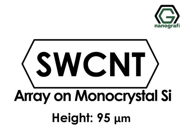 Tek Duvarlı Karbon Nanotüp - Monokristal Silikon Üzerinde Sıralanmış, Yükseklik: 95um