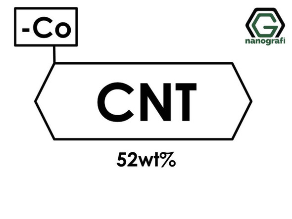 Katkılanmış Karbon Nanotüp, 52 %ağ Kobalt (Co) Nanopartikül/Nanotoz