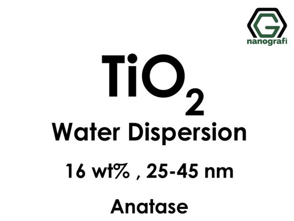 TiO2 - Su İçerisinde, Anataz, 16 %ağ, 25-45nm