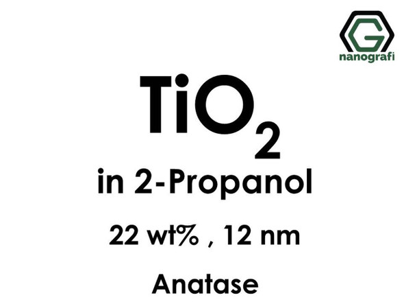 TiO2 in 2-Propanol, Anataz, 22%ağ, 12nm