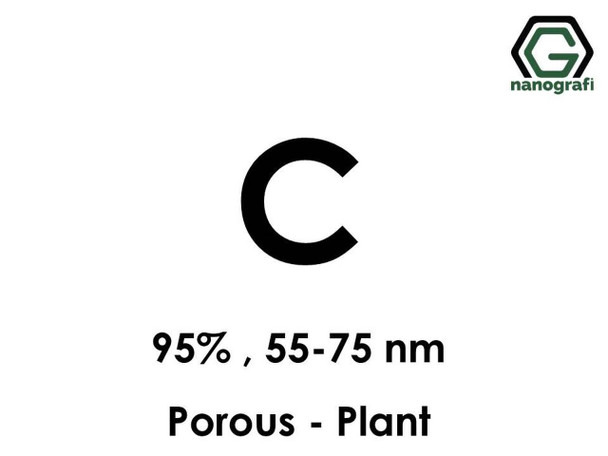 Gözenekli Carbon (C), 55-75nm, (Bitki)