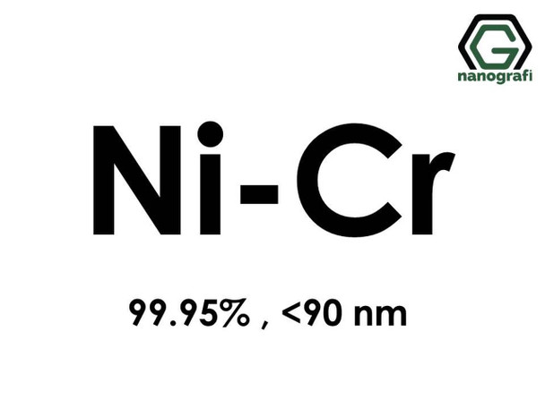 Ni-Cr Nanopartikül/Nanotoz, 99.95% <90nm