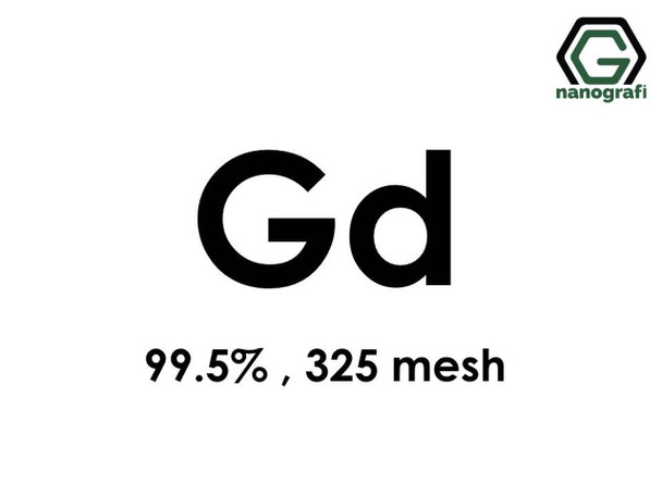 Gd(Gadolinyum) Toz, 325 mesh , 99.5 %