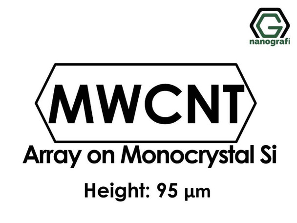 Çok Duvarlı Karbon Nanotüp - Monokristal Silikon Üzerinde Sıralanmış, Yükseklik: 95um