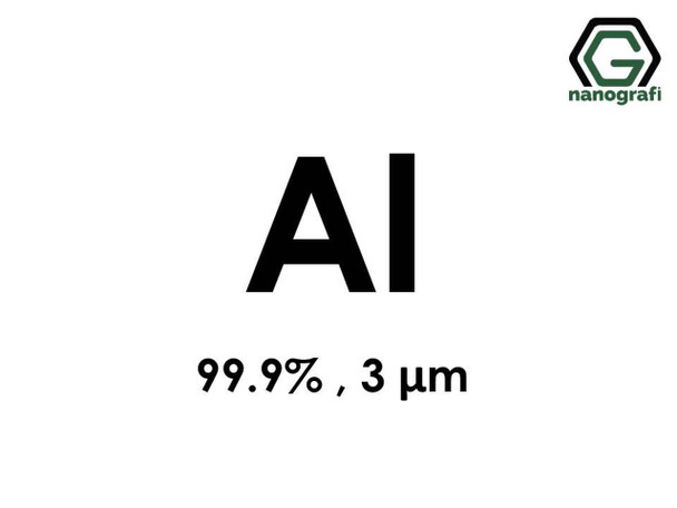 Al(Alüminyum) Micron Toz, 3 micron, 99.9 %