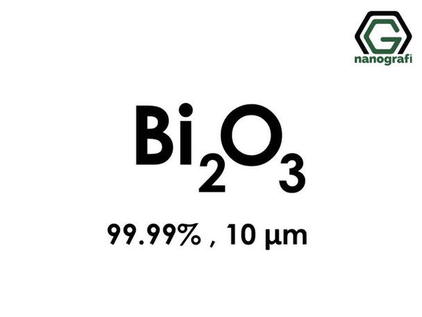 Bi2O3(Bizmut Trioksit) Mikron Toz, 10 Micron, 99.99% 