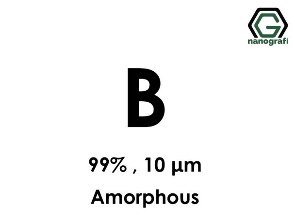 B(Bor) Mikron Toz(Amorf), 10 Micron, 99 %