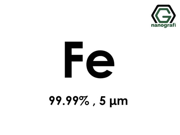 Fe(Demir) Mikron Toz, 5 Micron, 99.99 %