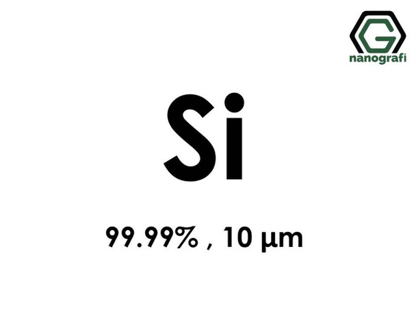 Si(Silikon) Mikron Toz, 10 micron, 99.99 %