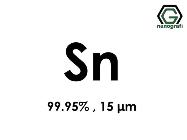 Sn(Kalay) Mikron Toz, 15 Micron, 99.95 %