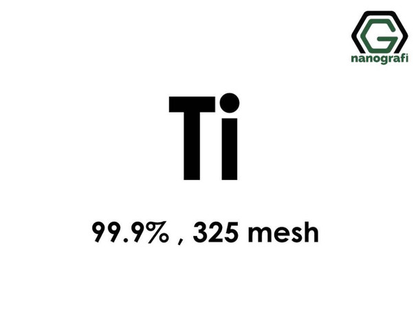 Ti(Titanyum) Micron Toz, 325 Mesh, 99.9 %