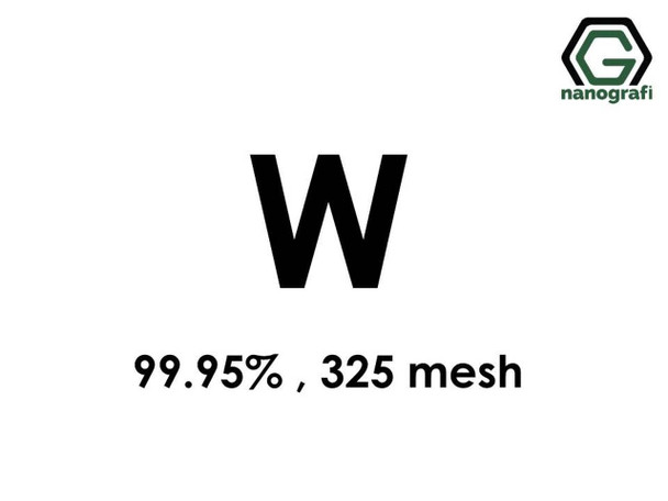 W(Tungsten) Mikron Toz, 325 Mesh, 99.95 %