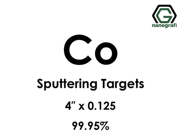 Co Sputtering Target, Çap 4″ x 0.125″,99.95%