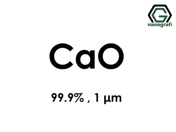 Kalsiyum Oksit Mikron Toz, 1 Micron, 99.9 %