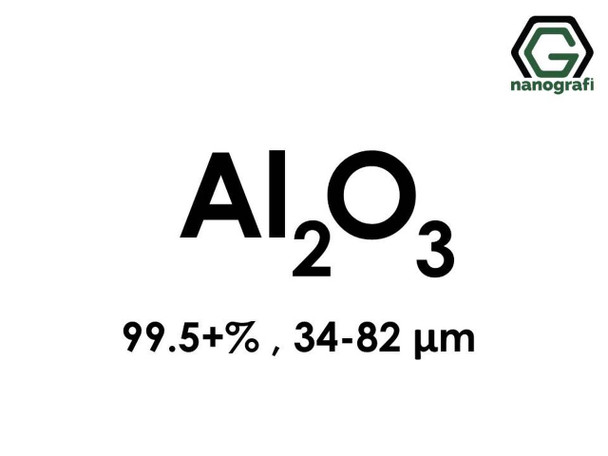 Al2O3(Aluminyum Oksit) Mikron Toz, 34-82 Mikron , 99.5+% 