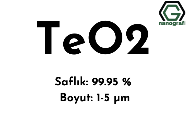 Telleryum Dioksit (TeO2) Micron Toz,  1-5 µm, 99.95 %